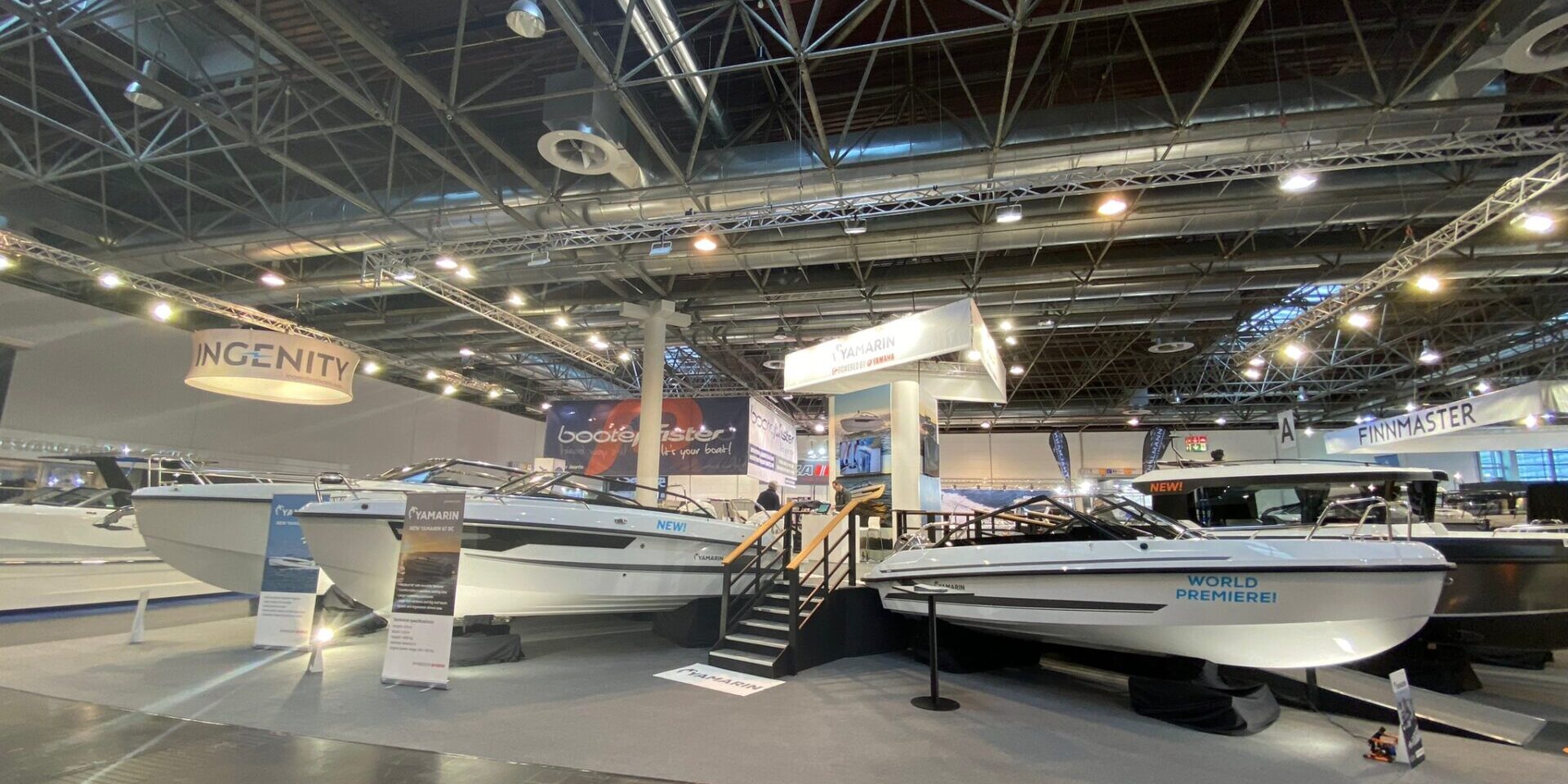 Boot Düsseldorf hall 4 motorboats