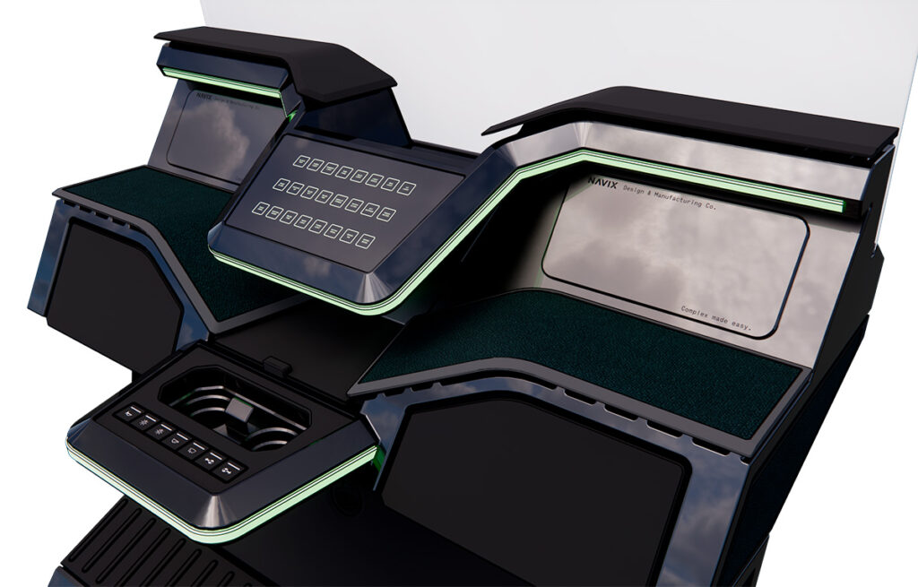 Navix next generation boat console concept