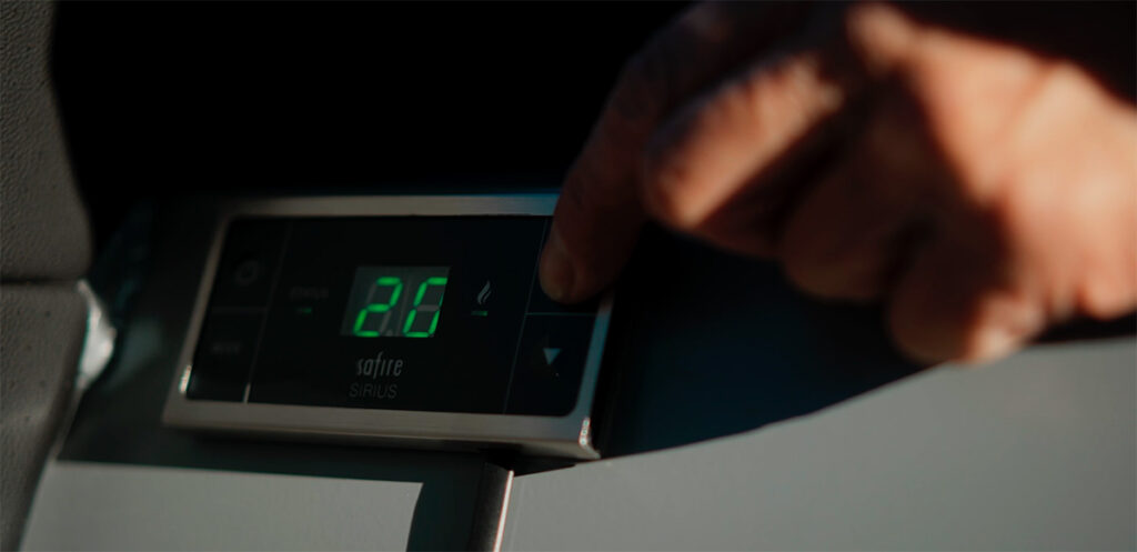 Safire boat heater control unit